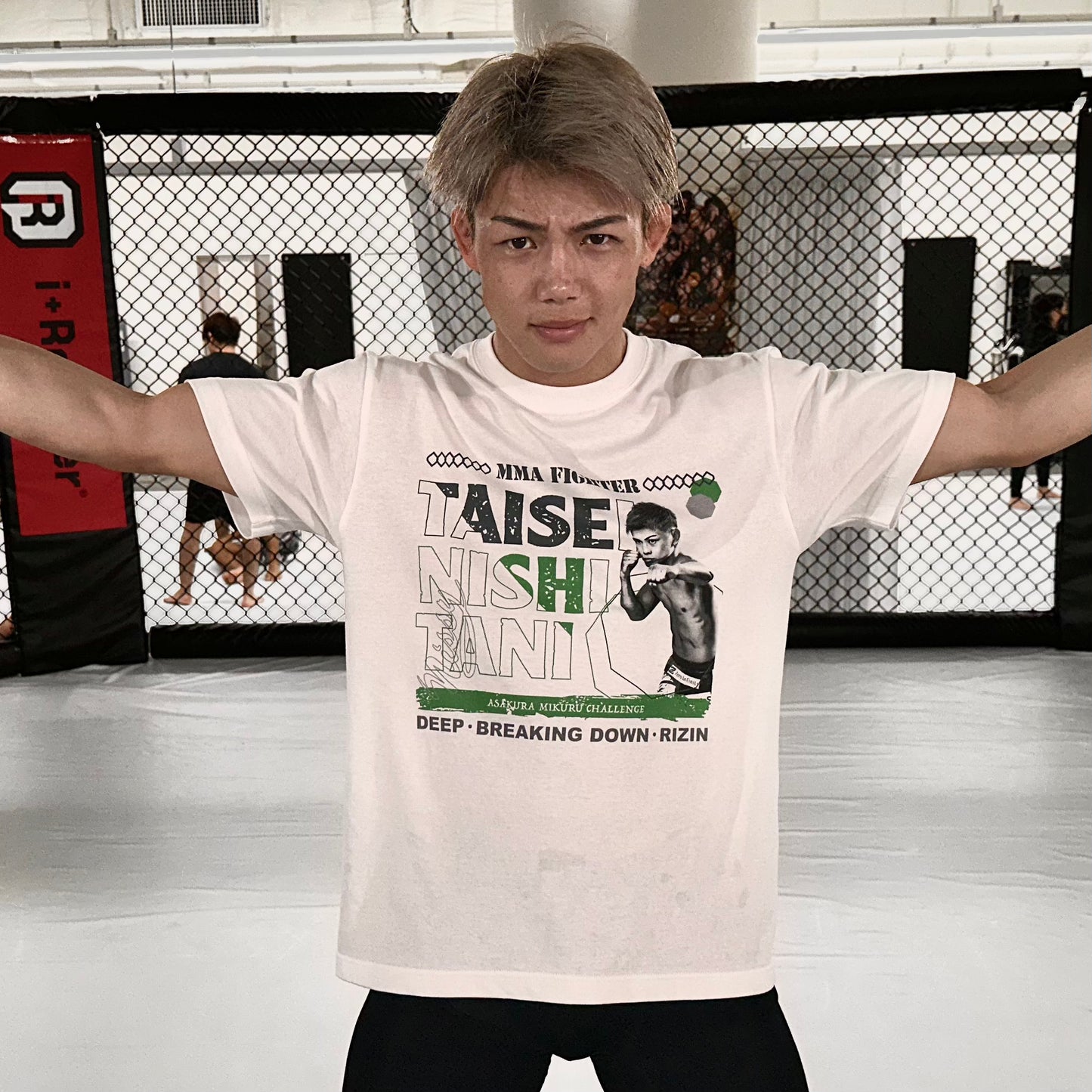 西谷大成　RIZIN43(北海道）　応援Tシャツ　WHITE