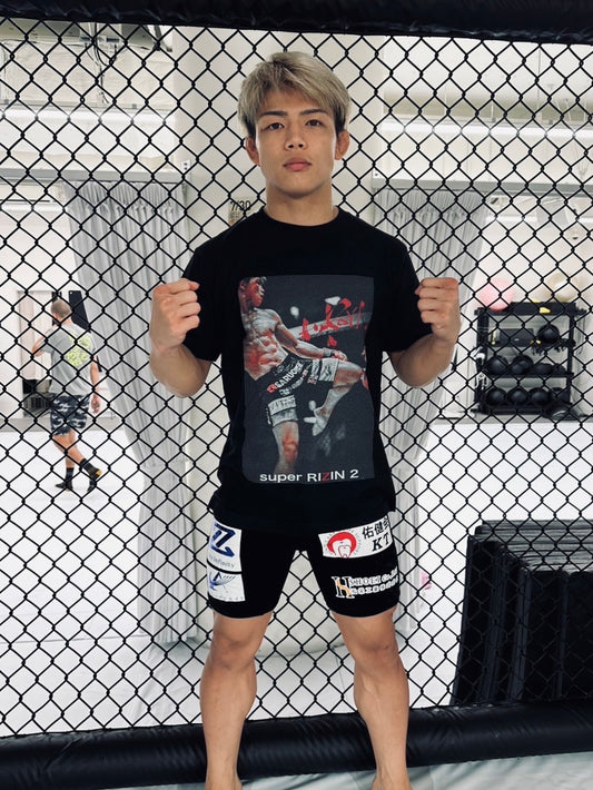 【完売】ヒロヤ超RIZIN.2 応援Tシャツ(黒/black)