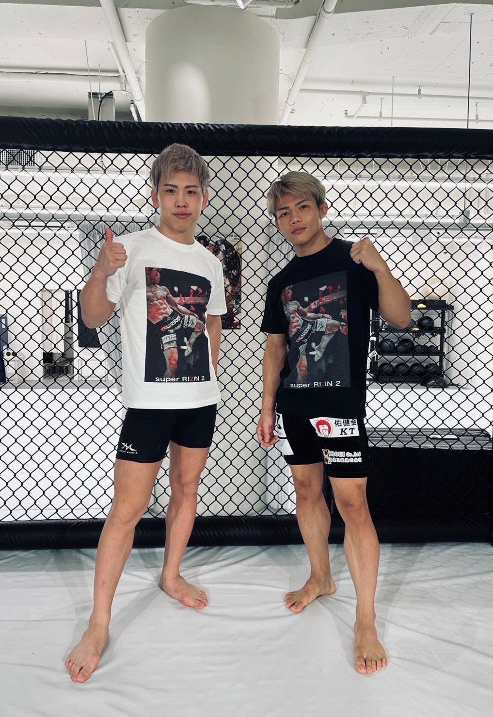 【残り僅か】ヒロヤ超RIZIN.2 応援Tシャツ(白/White)